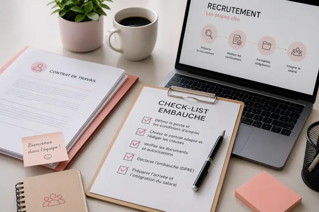 Sécuriser l’embauche d’un salarié : contrat et formalités obligatoires